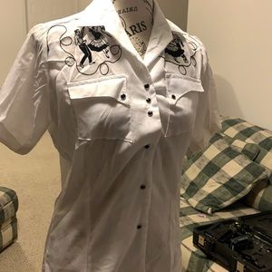 Vintage Rockmount Ranch Wear Rockabilly top